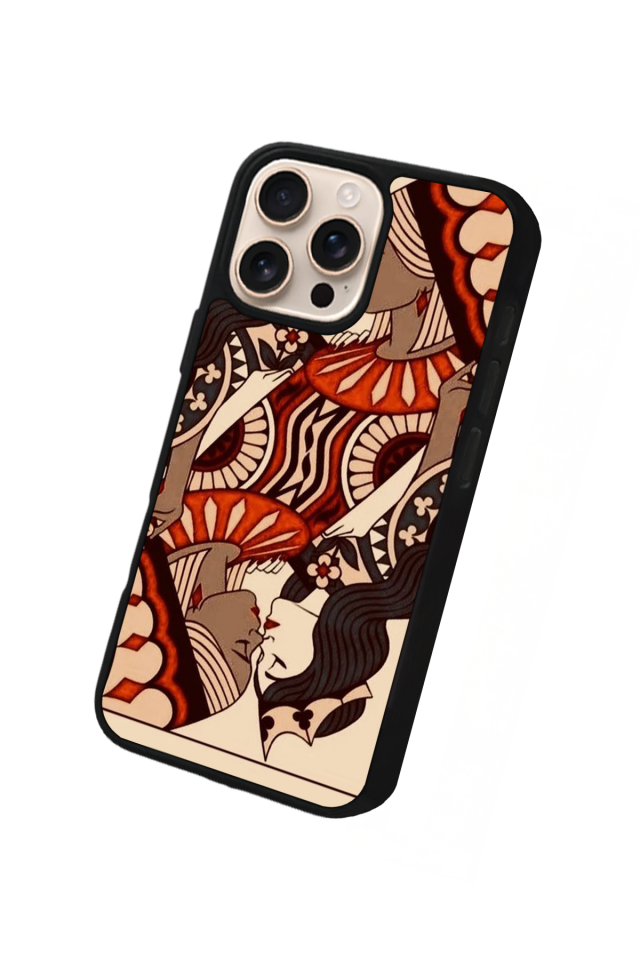 iPhone 15 Pro Max Uyumlu  Kalp Love Tasarımlı Glossy Premium Kılıf