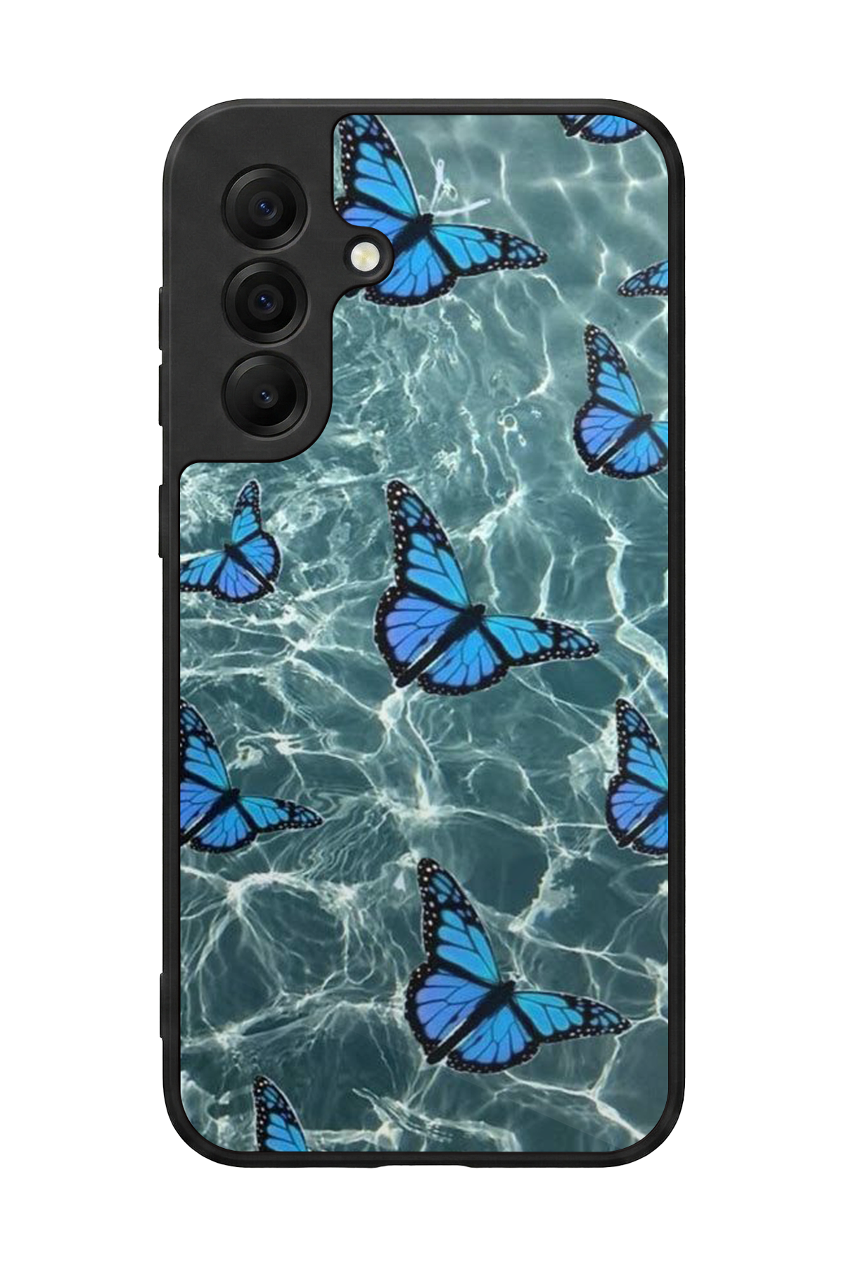 Samsung Galaxy A17 Uyumlu Kelebek Tasarımlı Glossy Premium Kılıf