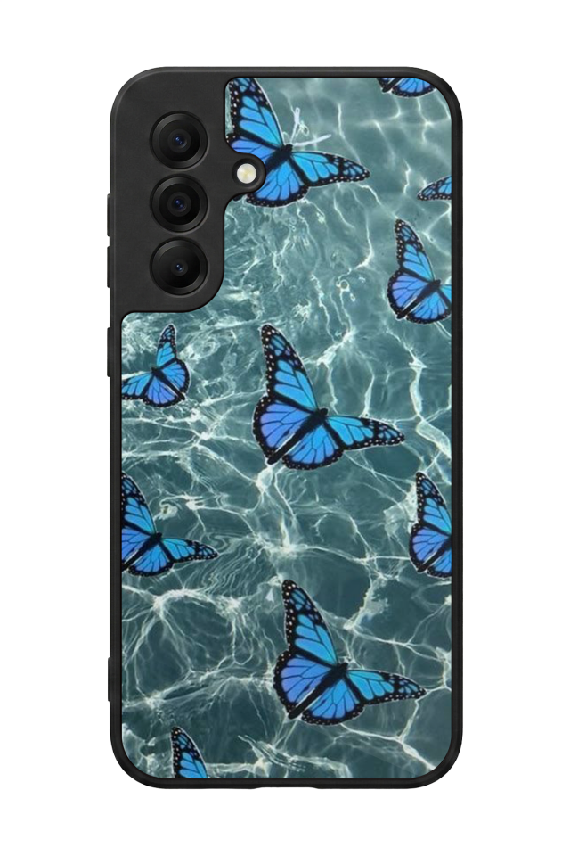 Samsung Galaxy A17 Uyumlu Kelebek Tasarımlı Glossy Premium Kılıf