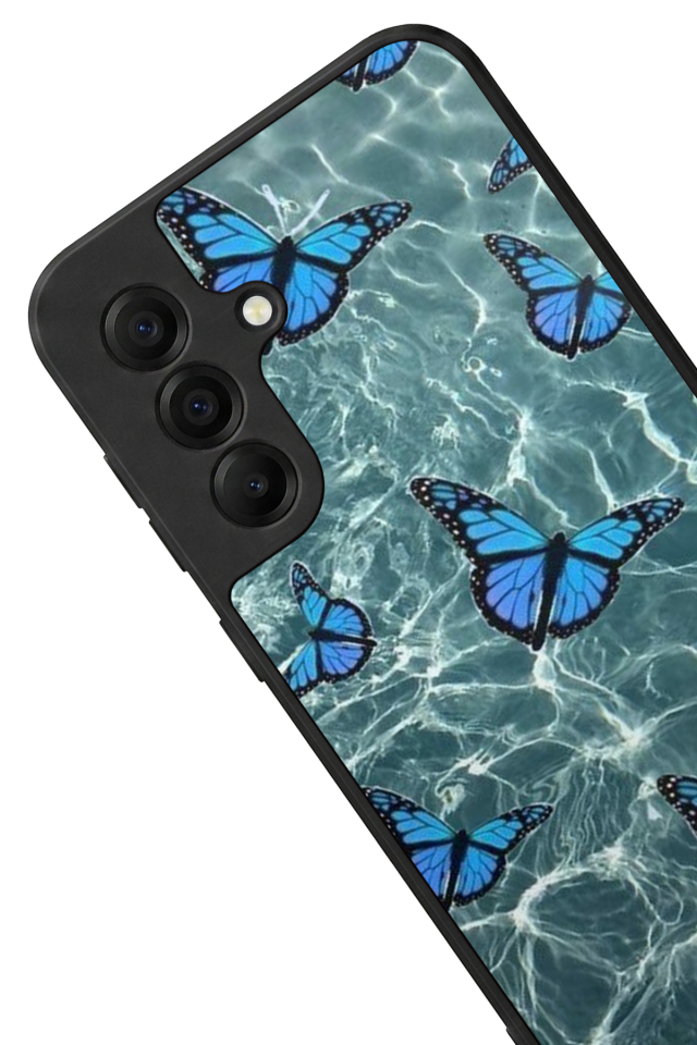 Samsung Galaxy A17 Uyumlu Kelebek Tasarımlı Glossy Premium Kılıf