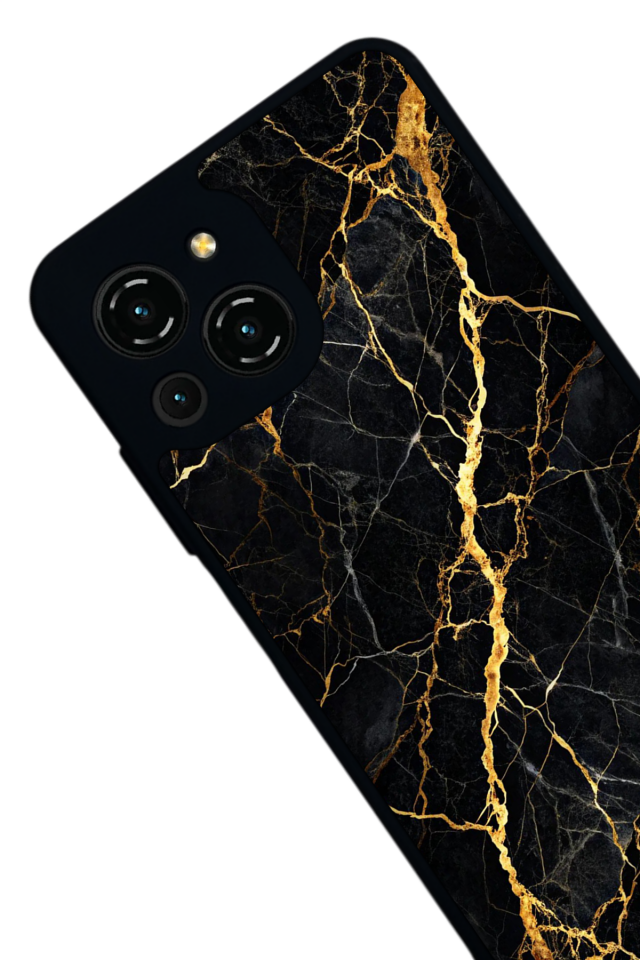 Reeder S23 Pro Max Uyumlu Mermer Marble Tasarımlı Glossy Premium Kılıf