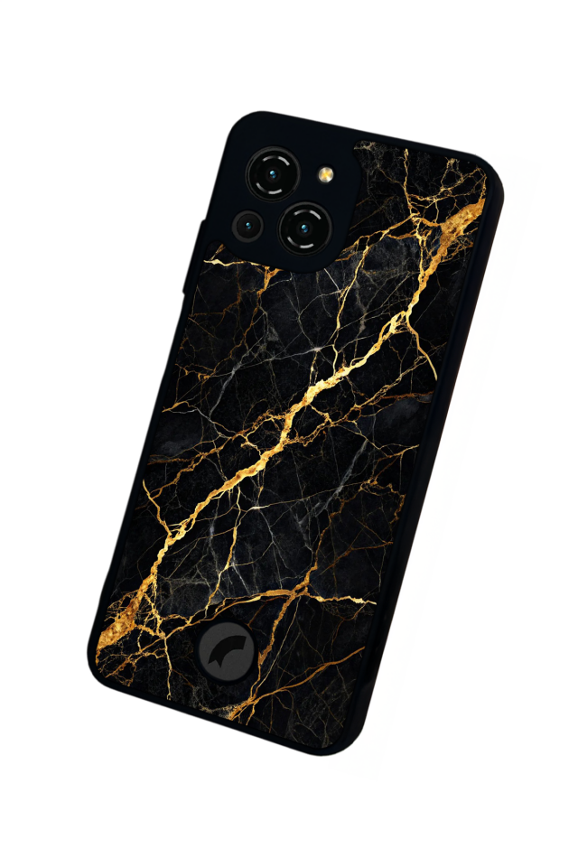 Reeder S23 Pro Max Uyumlu Mermer Marble Tasarımlı Glossy Premium Kılıf