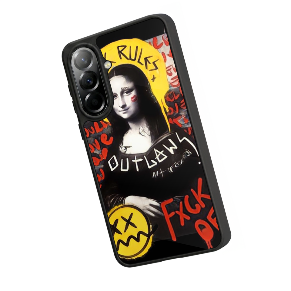 Samsung Galaxy A37 Uyumlu Monalisa Tasarımlı Glossy Premium Kılıf