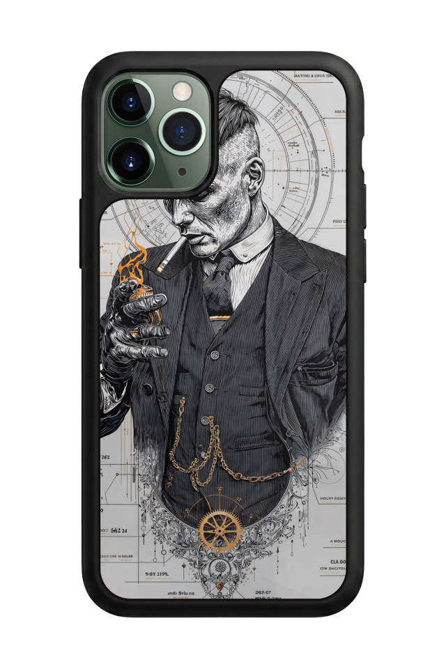 iPhone 11 Pro Max Uyumlu Peaky Blinders Tasarımlı Glossy Premium Kılıf