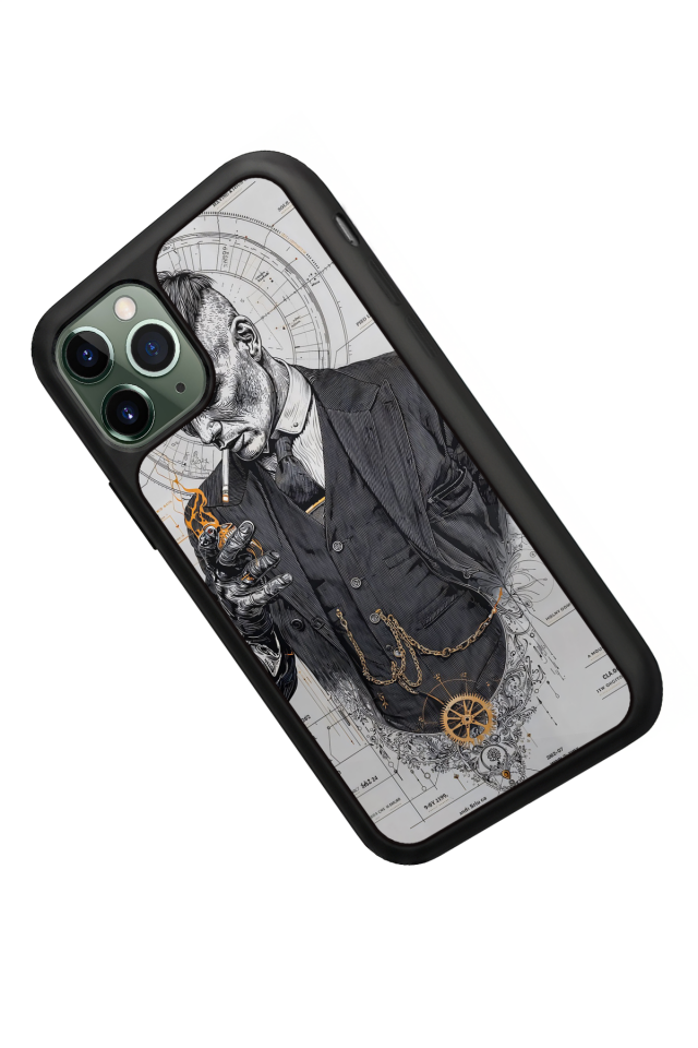 iPhone 11 Pro Max Uyumlu Peaky Blinders Tasarımlı Glossy Premium Kılıf