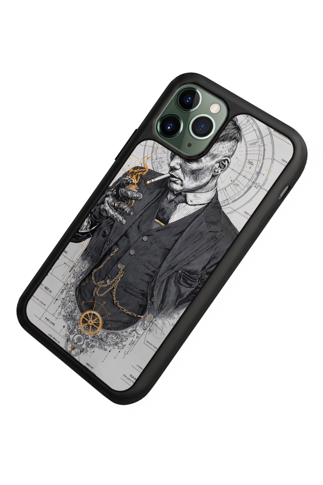 iPhone 11 Pro Max Uyumlu Peaky Blinders Tasarımlı Glossy Premium Kılıf