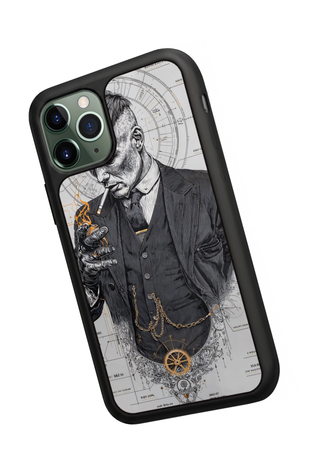 iPhone 11 Pro Max Uyumlu Peaky Blinders Tasarımlı Glossy Premium Kılıf