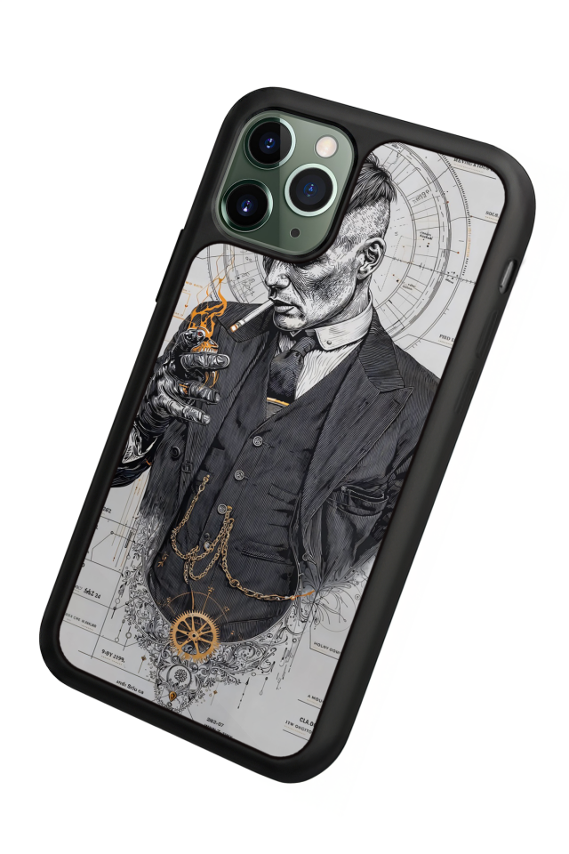 iPhone 11 Pro Max Uyumlu Peaky Blinders Tasarımlı Glossy Premium Kılıf