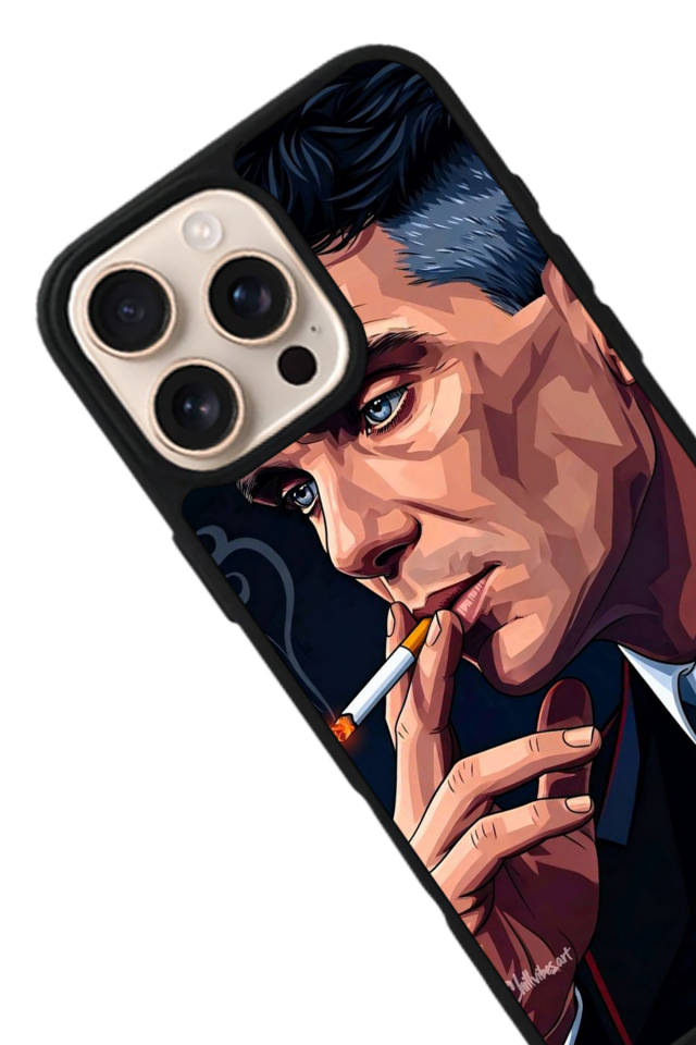 iPhone 14 Pro Uyumlu Peaky Blinders Tasarımlı Glossy Premium Kılıf