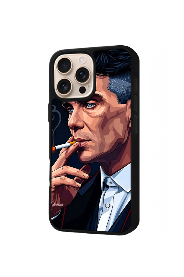 iPhone 14 Pro Uyumlu Peaky Blinders Tasarımlı Glossy Premium Kılıf