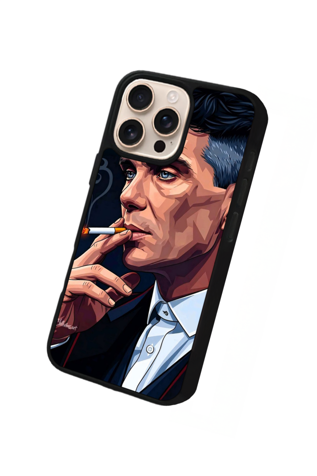 iPhone 14 Pro Uyumlu Peaky Blinders Tasarımlı Glossy Premium Kılıf