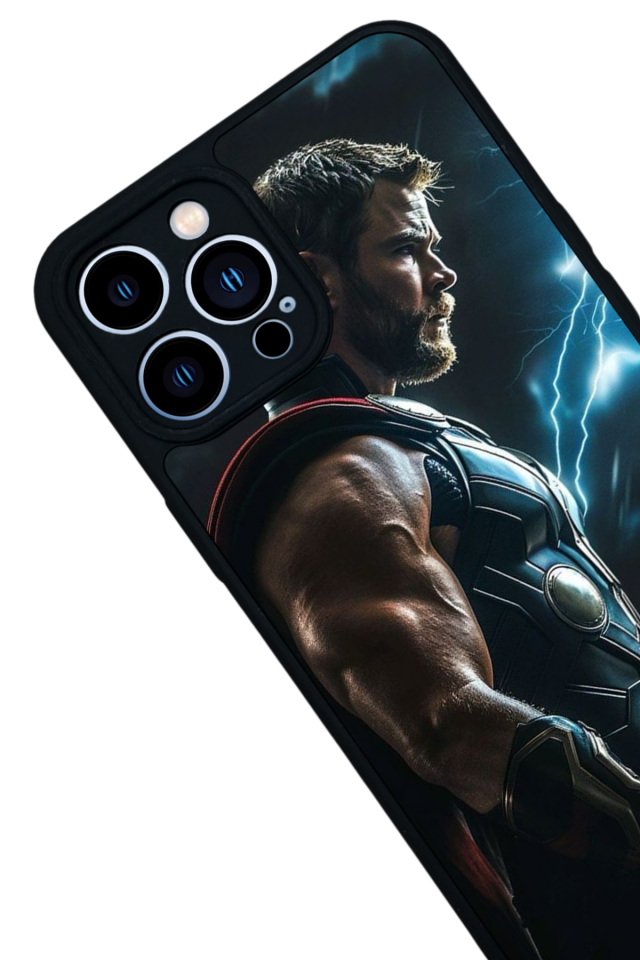iPhone 12 Pro Max Uyumlu Thor Tasarımlı Glossy Premium Kılıf