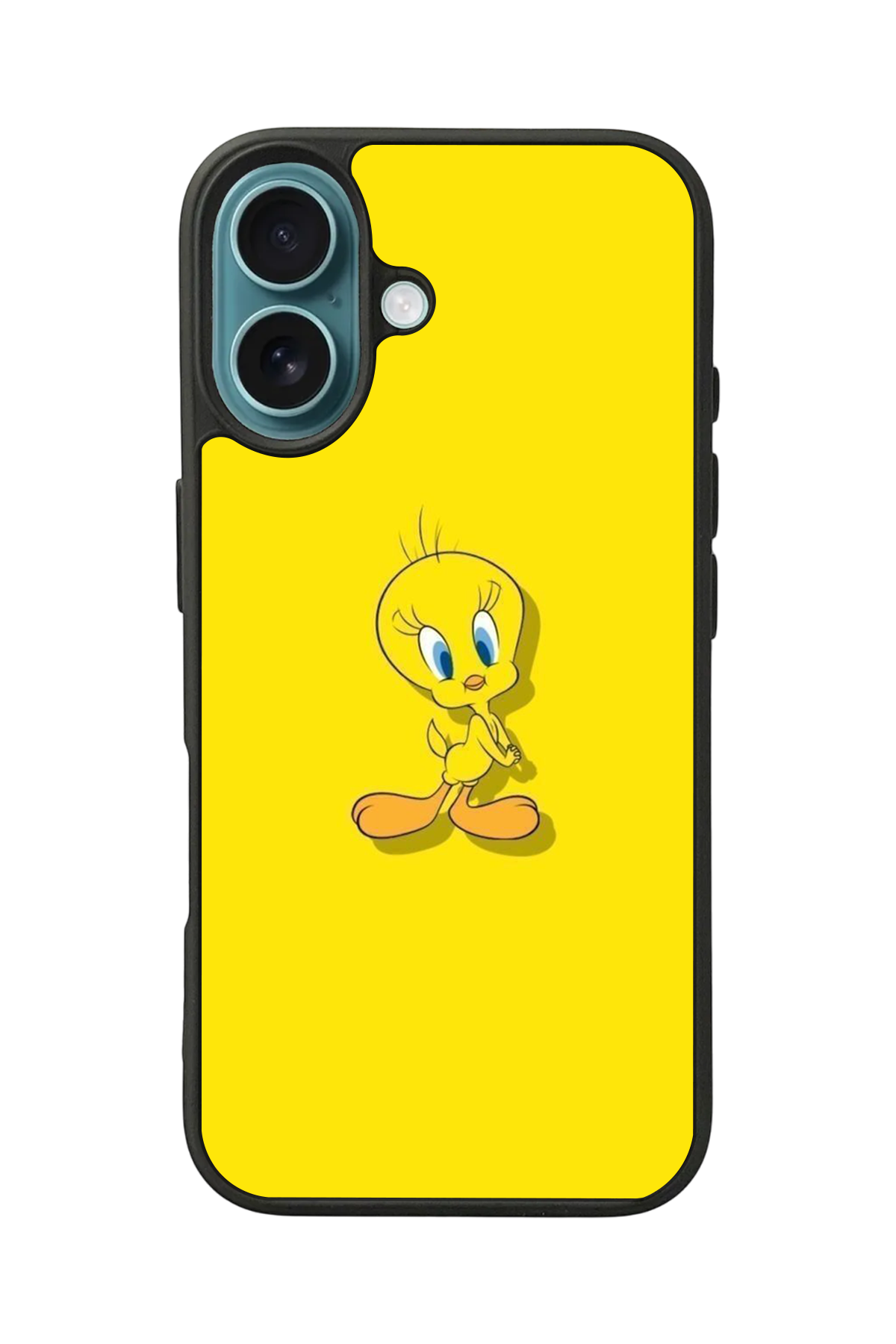 iPhone 16 Uyumlu Tweety Tasarımlı Glossy Premium Kılıf