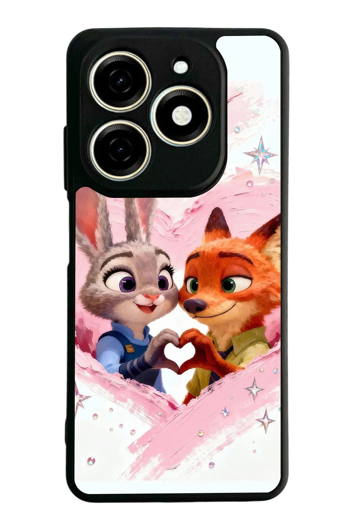 Tecno Spark 20/20C Uyumlu Zootropolis Tasarımlı Glossy Premium Kılıf