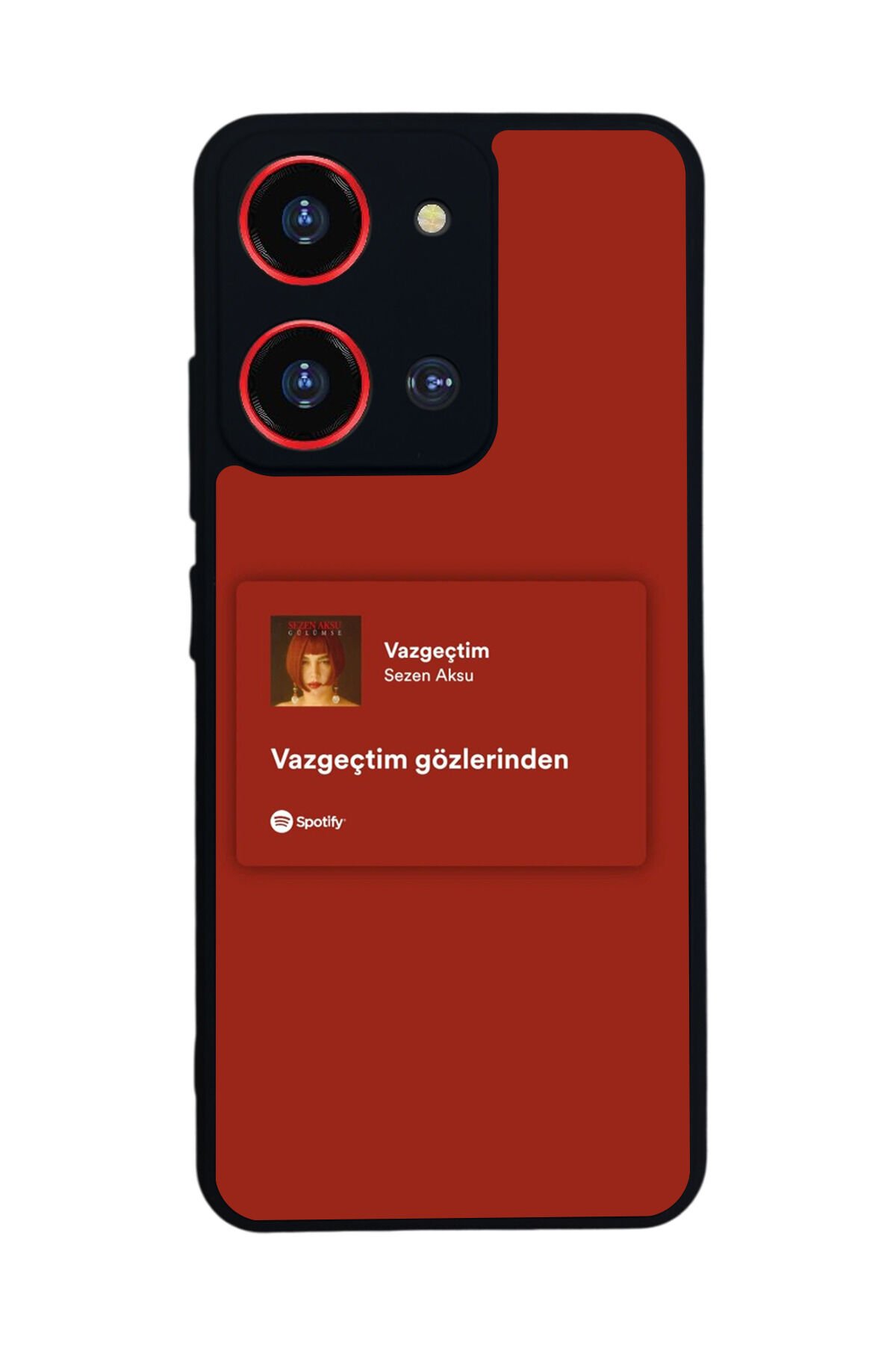Reeder S19 Max Pro S ZOOM Uyumlu Sarki Sozleri Tasarımlı Glossy Premium Kılıf