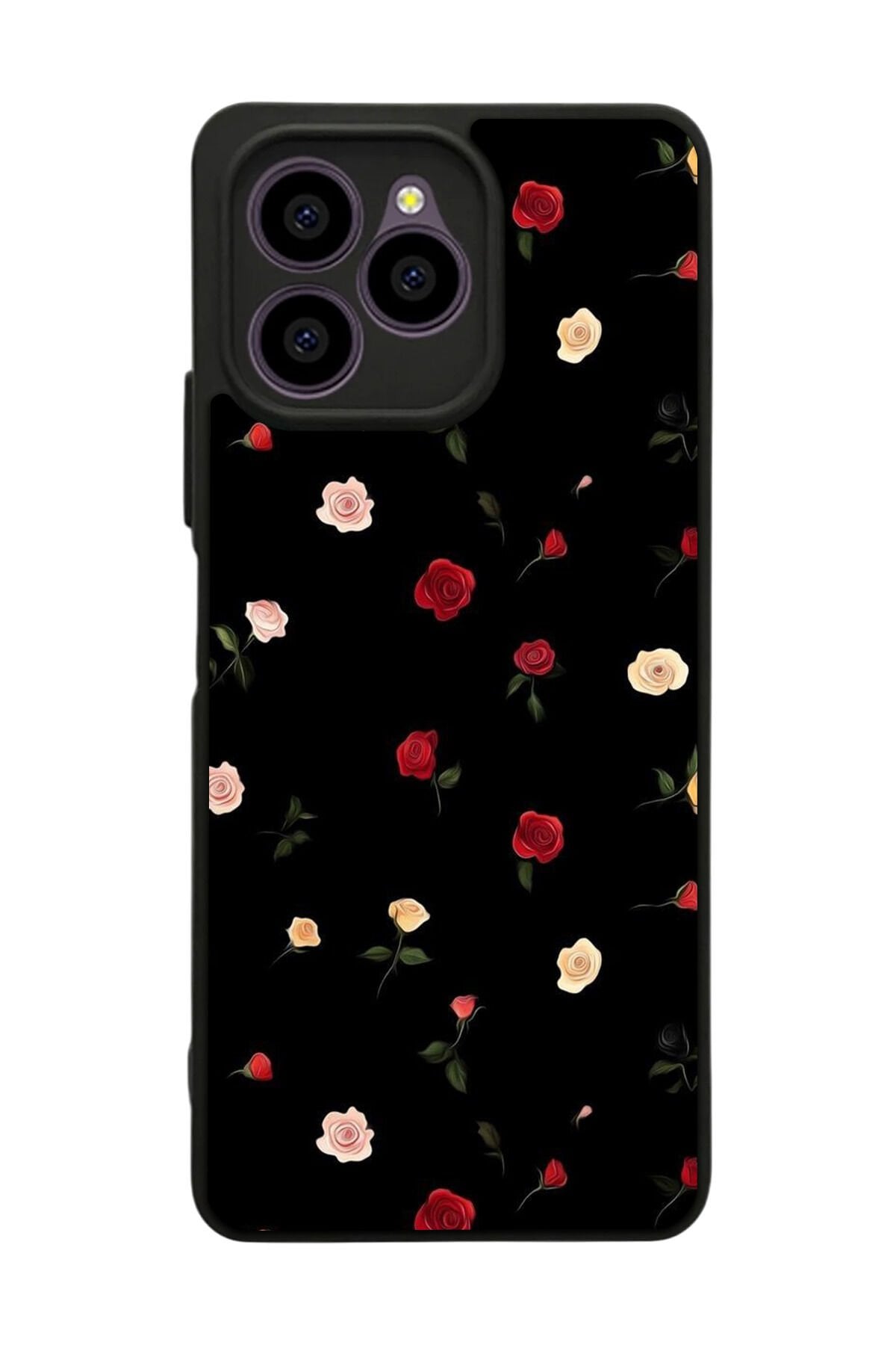 Omix X6 Uyumlu Floral Tasarımlı Glossy Premium Kılıf