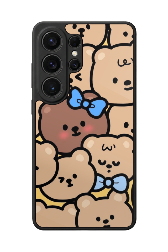 Samsung Galaxy S26 Ultra Uyumlu Ayı Tasarımlı Glossy Premium Kılıf