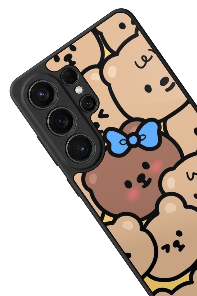 Samsung Galaxy S26 Ultra Uyumlu Ayı Tasarımlı Glossy Premium Kılıf