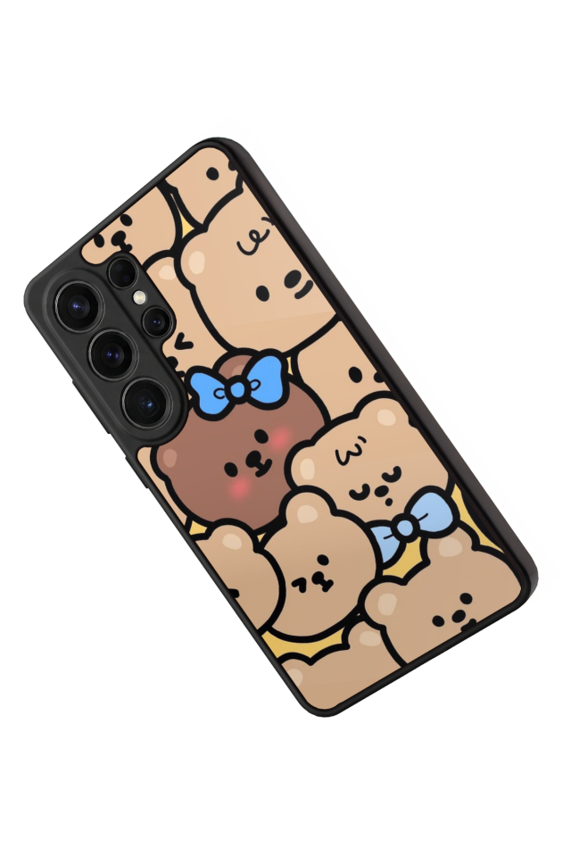 Samsung Galaxy S26 Ultra Uyumlu Ayı Tasarımlı Glossy Premium Kılıf