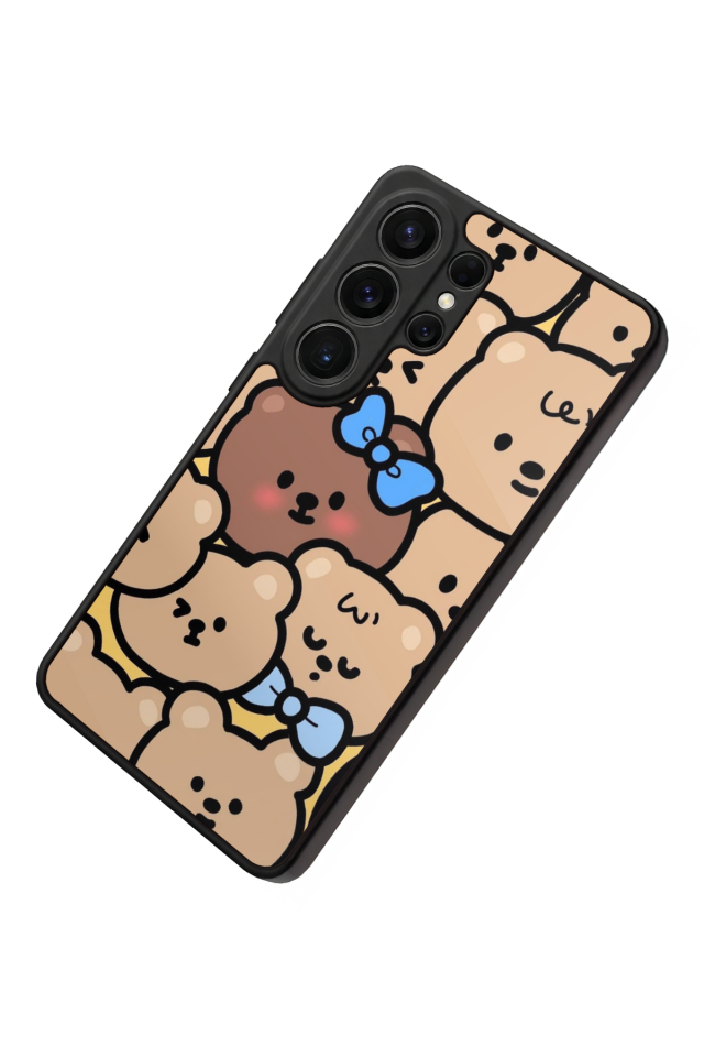 Samsung Galaxy S26 Ultra Uyumlu Ayı Tasarımlı Glossy Premium Kılıf