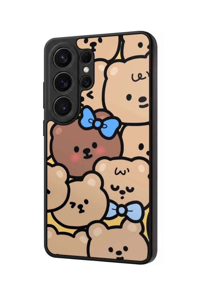 Samsung Galaxy S26 Ultra Uyumlu Ayı Tasarımlı Glossy Premium Kılıf