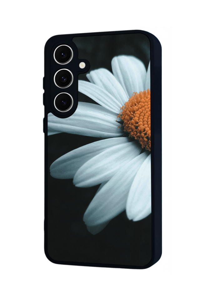 Samsung Galaxy S24 FE Uyumlu Cicek Tasarımlı Glossy Premium Kılıf