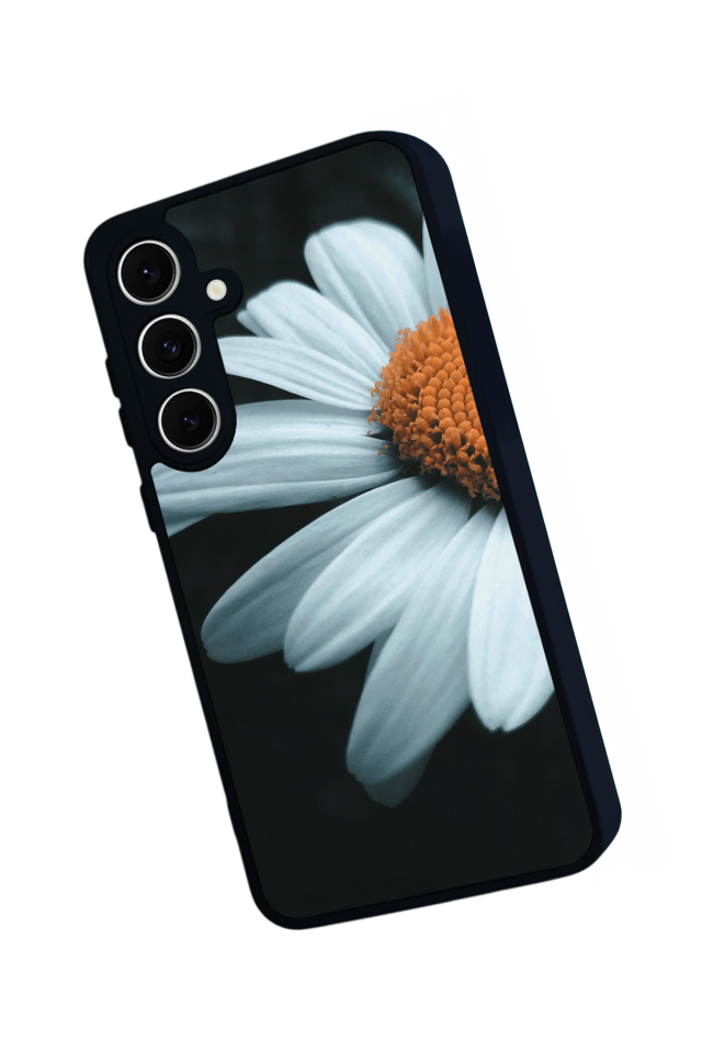 Samsung Galaxy S24 FE Uyumlu Cicek Tasarımlı Glossy Premium Kılıf