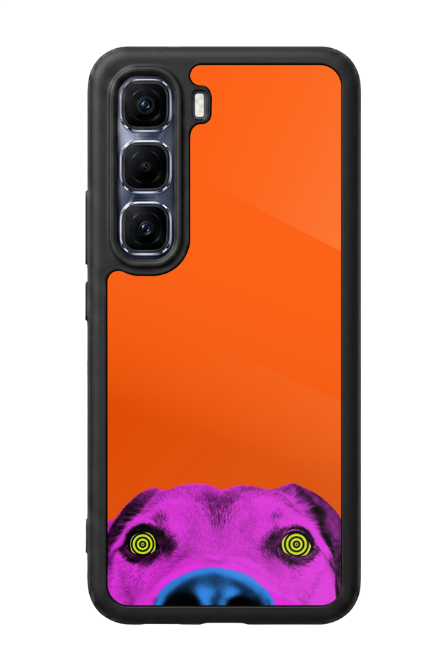 Infinix Hot 60 Pro Plus Uyumlu Kirmizi Tasarımlı Glossy Premium Kılıf