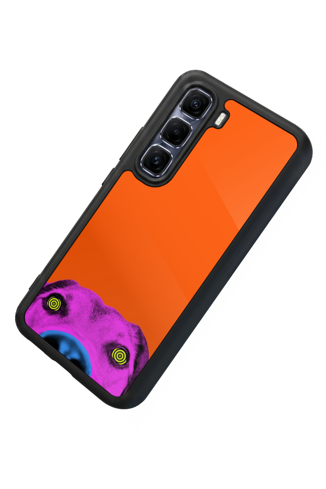 Infinix Hot 60 Pro Plus Uyumlu Kirmizi Tasarımlı Glossy Premium Kılıf