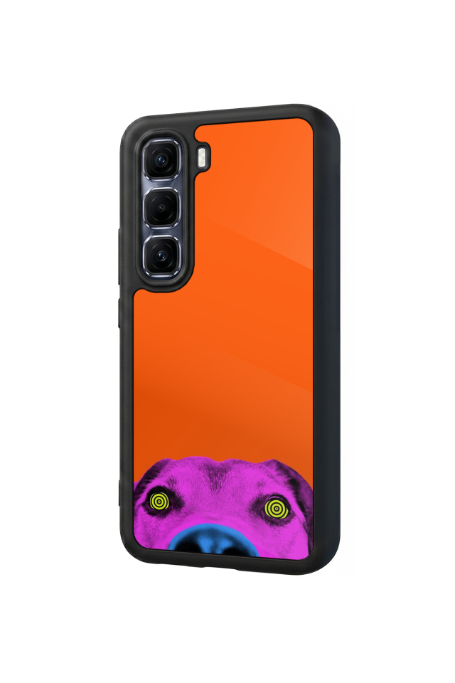 Infinix Hot 60 Pro Plus Uyumlu Kirmizi Tasarımlı Glossy Premium Kılıf