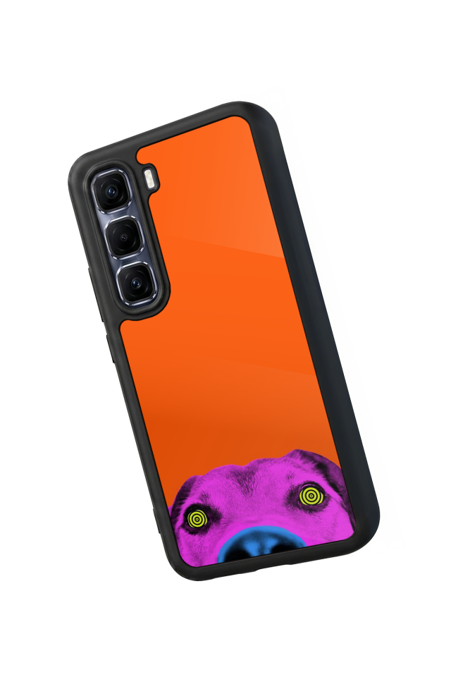 Infinix Hot 60 Pro Plus Uyumlu Kirmizi Tasarımlı Glossy Premium Kılıf