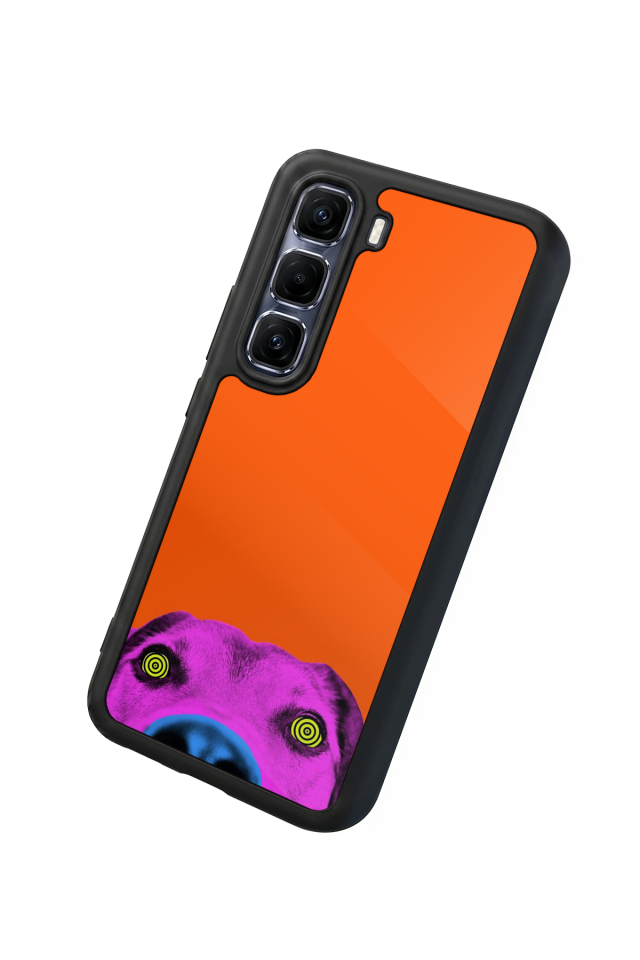 Infinix Hot 60 Pro Plus Uyumlu Kirmizi Tasarımlı Glossy Premium Kılıf