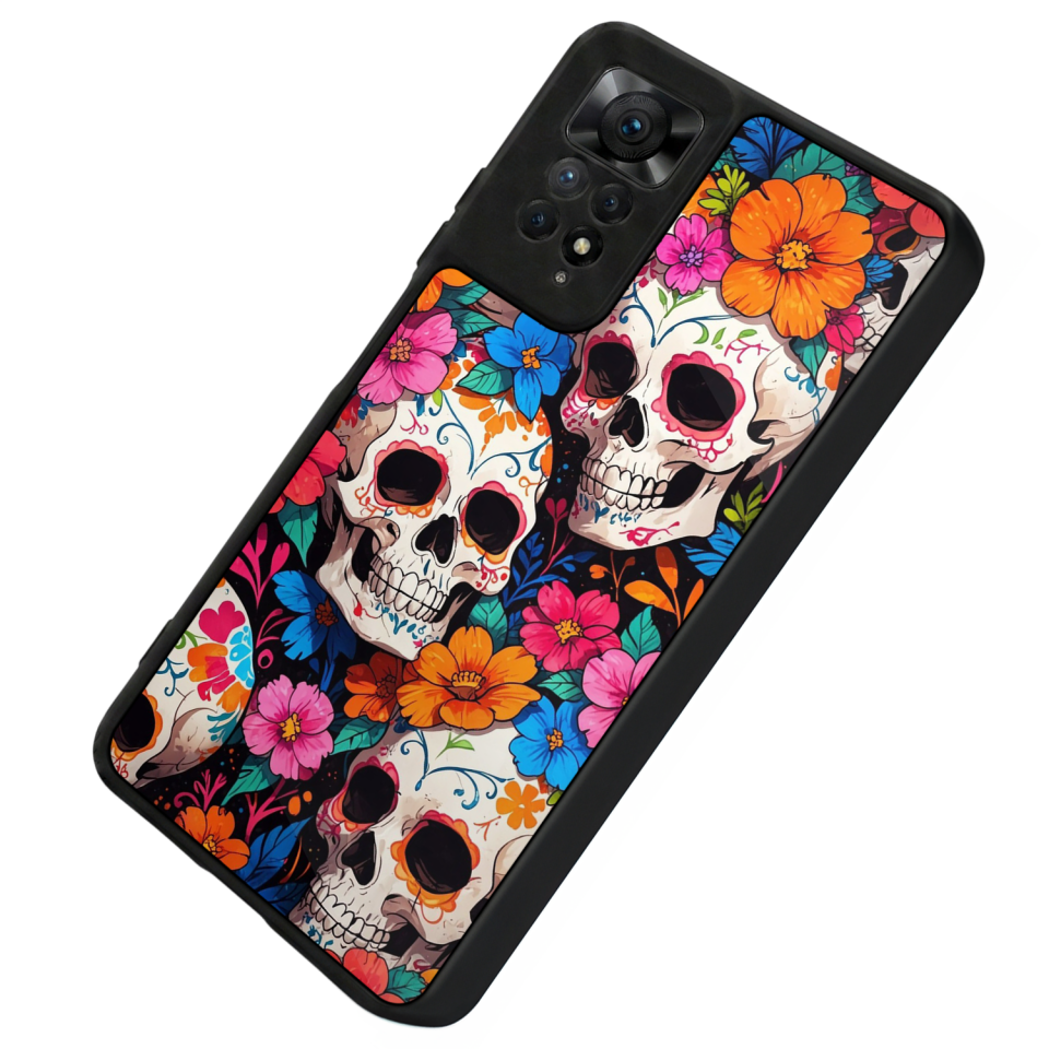 Xiaomi Redmi Note 12 Pro Uyumlu KuruKafa Tasarımlı Glossy Premium Kılıf