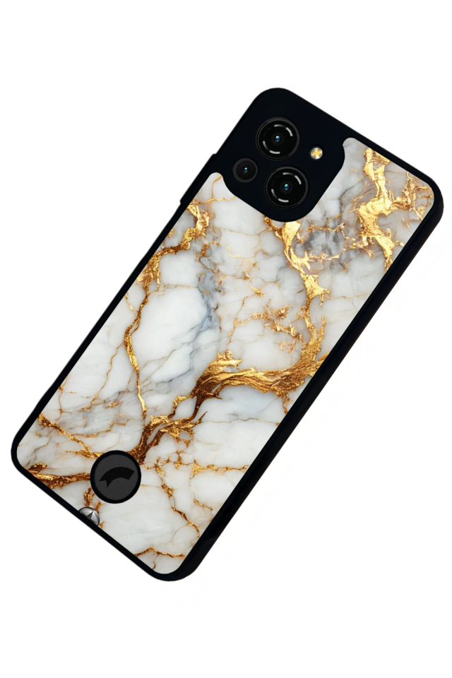 Reeder S23 Pro Max Uyumlu Mermer Marble Tasarımlı Glossy Premium Kılıf