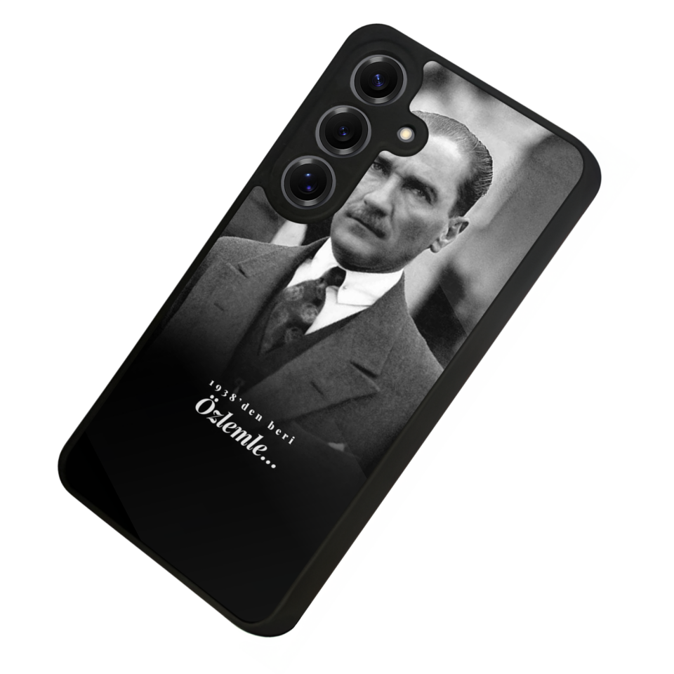 Samsung Galaxy S25 Uyumlu Mustafa Kemal Ataturk Tasarımlı Glossy Premium Kılıf