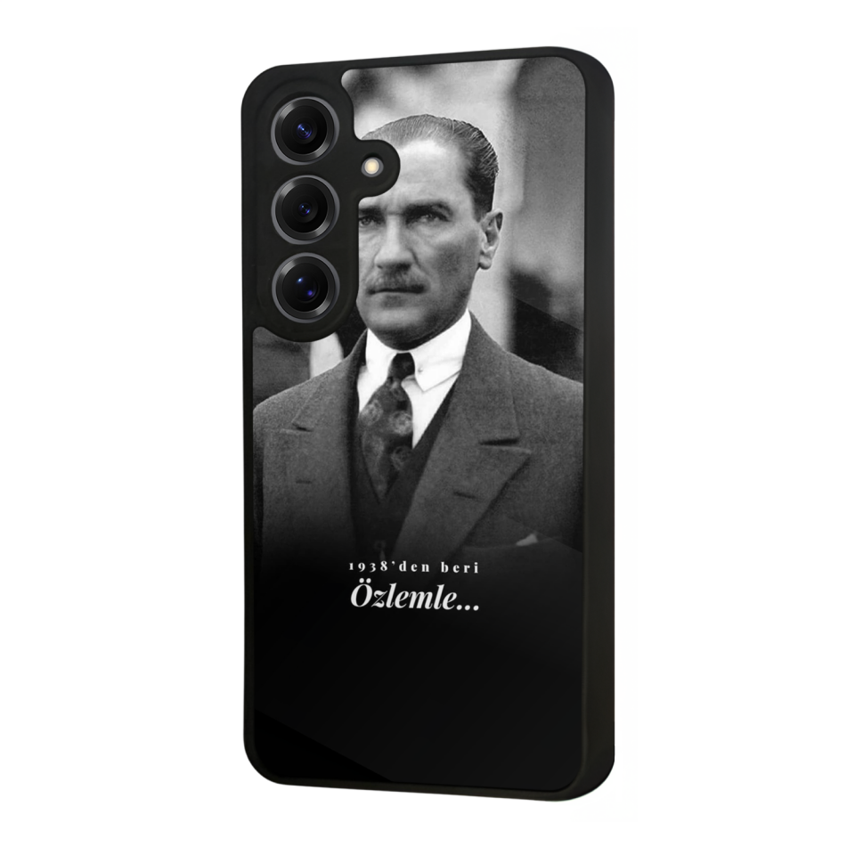 Samsung Galaxy S25 Uyumlu Mustafa Kemal Ataturk Tasarımlı Glossy Premium Kılıf