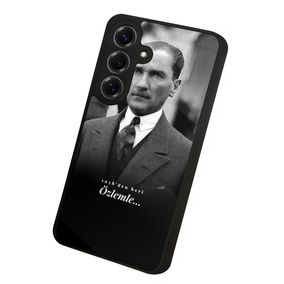 Samsung Galaxy S25 Uyumlu Mustafa Kemal Ataturk Tasarımlı Glossy Premium Kılıf
