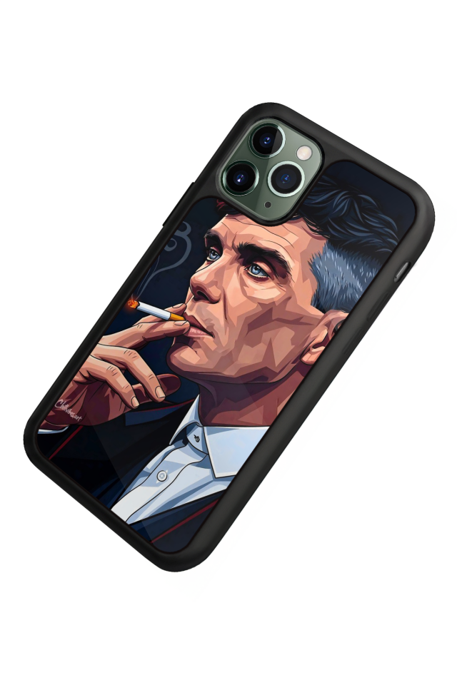 iPhone 11 Pro Max Uyumlu Peaky Blinders Tasarımlı Glossy Premium Kılıf