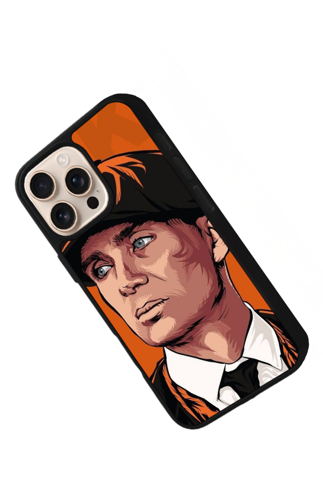 iPhone 14 Pro Uyumlu Peaky Blinders Tasarımlı Glossy Premium Kılıf