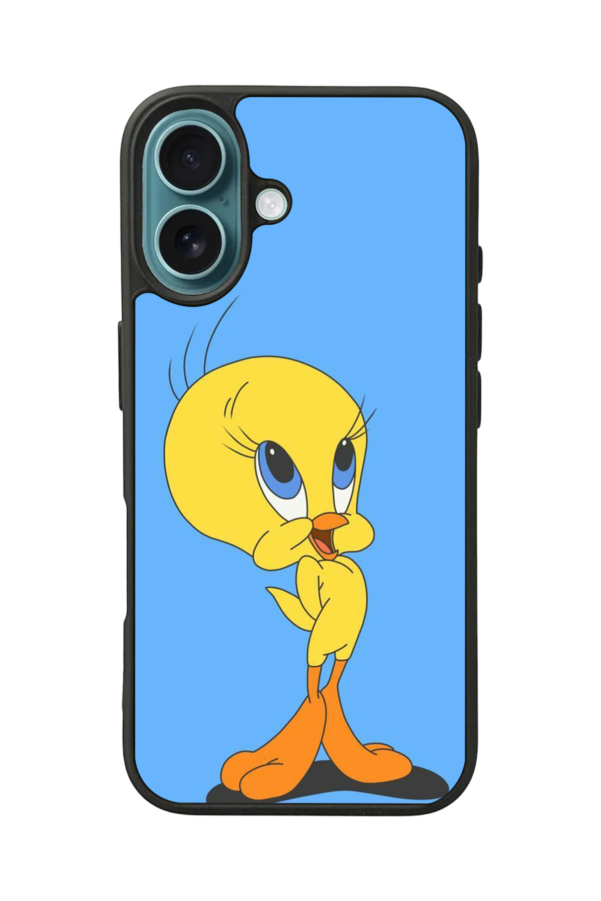 iPhone 16 Uyumlu Tweety Tasarımlı Glossy Premium Kılıf
