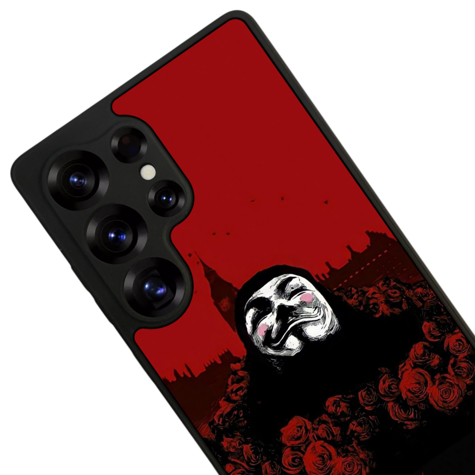 Samsung Galaxy S25 Ultra Uyumlu Vendetta Tasarımlı Glossy Premium Kılıf