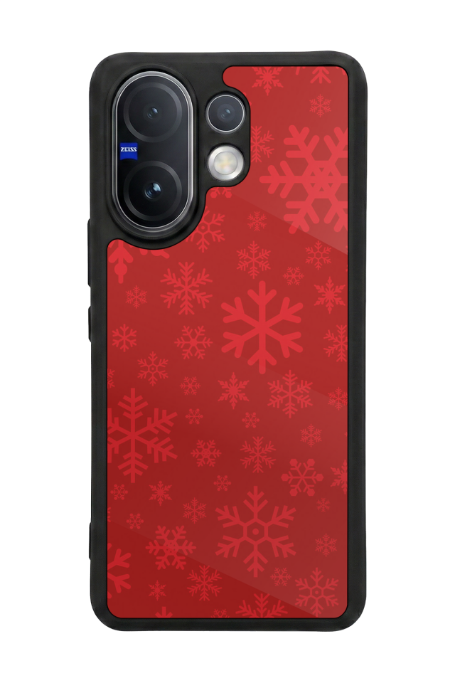 Vivo V60 Uyumlu Yilbasi Christmas Tasarımlı Glossy Premium Kılıf