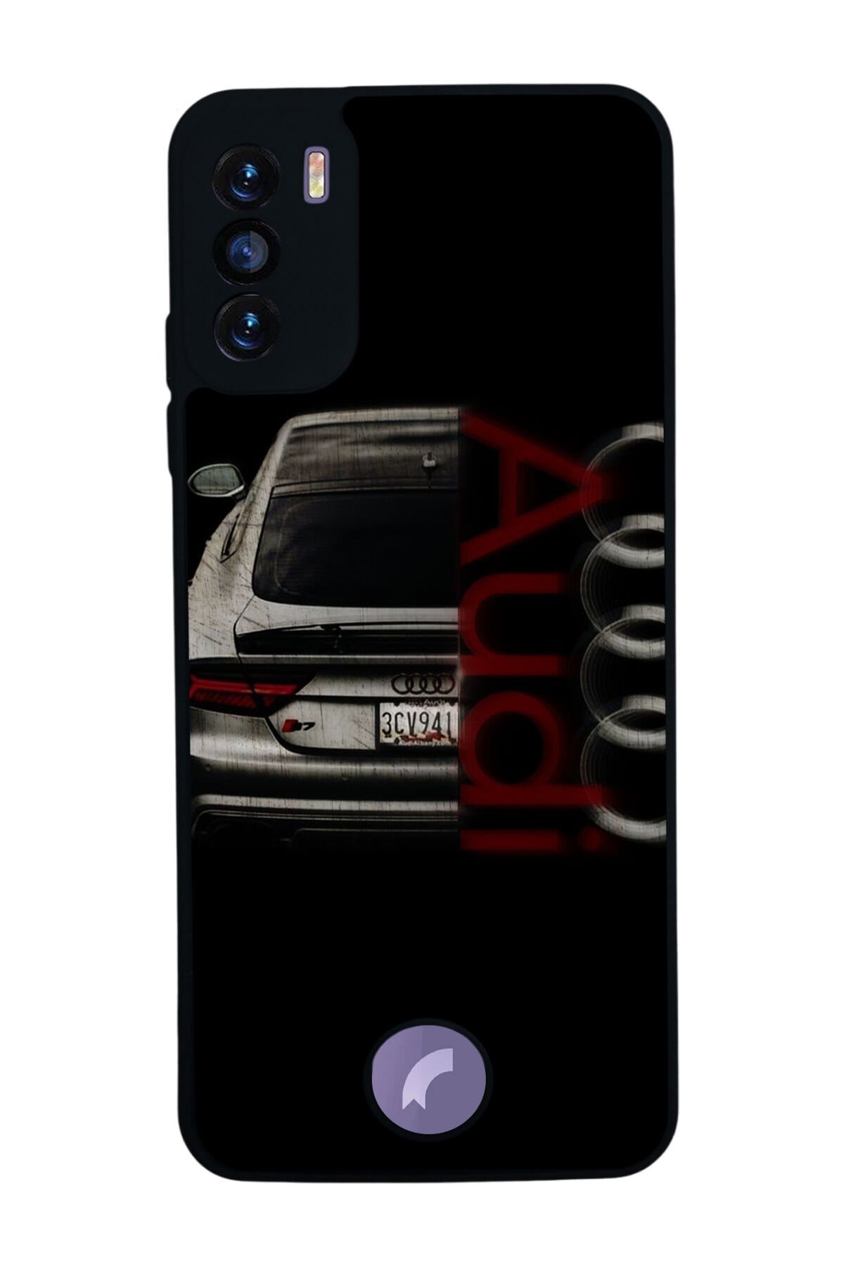 Reeder S19 Max Pro S Uyumlu Audi Tasarımlı Glossy Premium Kılıf