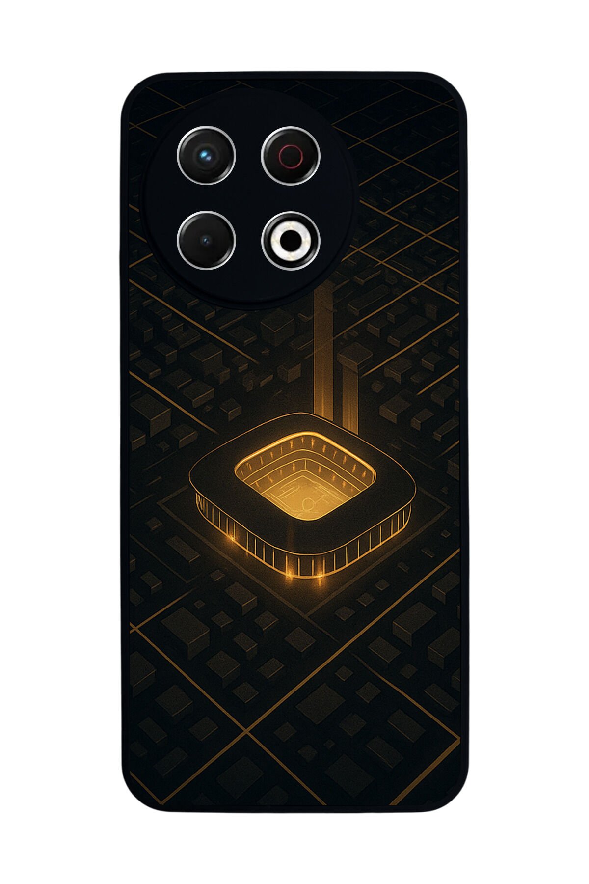 Tecno Spark 30 Pro Uyumlu Aslan Tasarımlı Glossy Premium Kılıf
