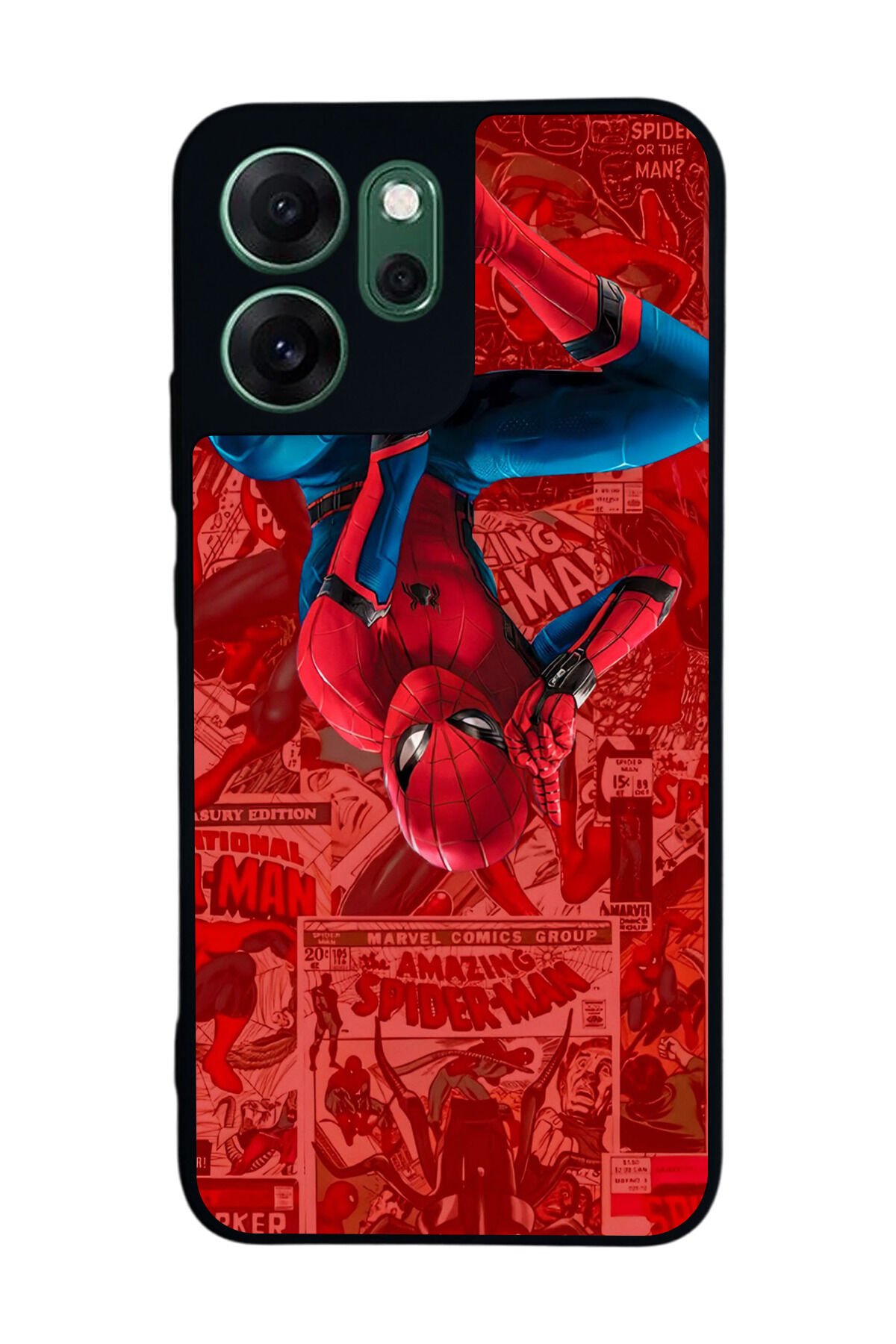 Oppo Reno 14F Uyumlu Spider Man ( Örümcek Adam ) Tasarımlı Glossy Premium Kılıf