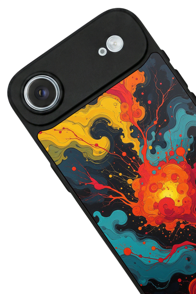 iPhone 17 Air Uyumlu Abstract Tasarımlı Glossy Premium Kılıf