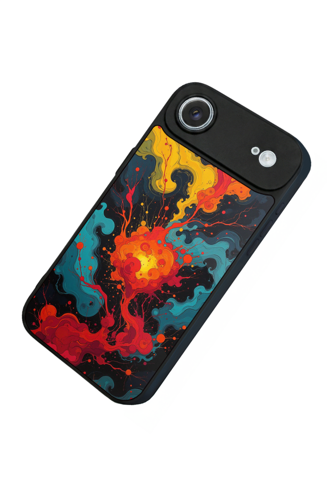 iPhone 17 Air Uyumlu Abstract Tasarımlı Glossy Premium Kılıf