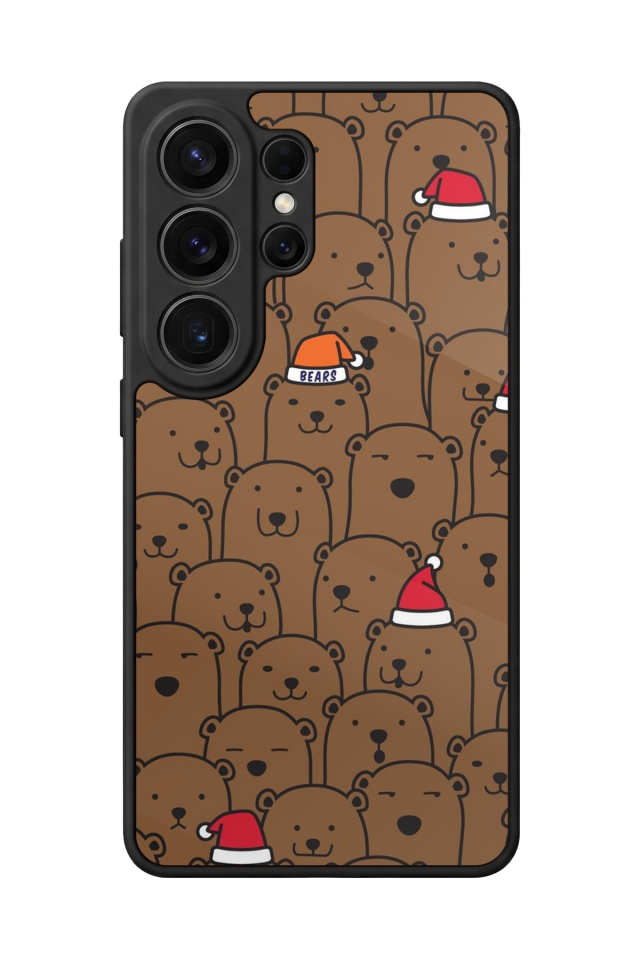 Samsung Galaxy S26 Ultra Uyumlu Ayı Tasarımlı Glossy Premium Kılıf