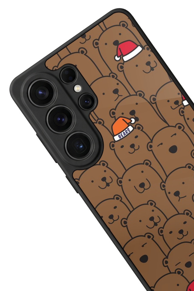 Samsung Galaxy S26 Ultra Uyumlu Ayı Tasarımlı Glossy Premium Kılıf