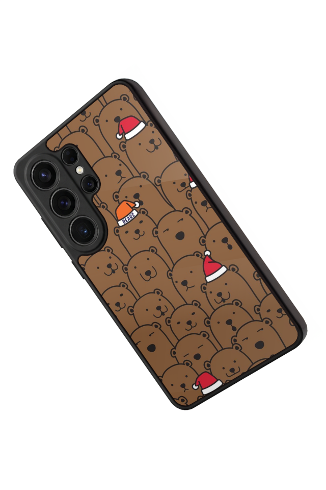 Samsung Galaxy S26 Ultra Uyumlu Ayı Tasarımlı Glossy Premium Kılıf